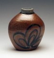 120 Salt-fired Stoneware Oval Vase